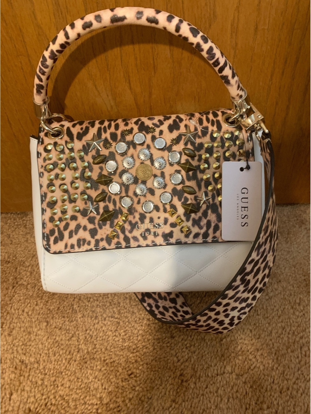 Guess Leo Stud purse brand new with tag